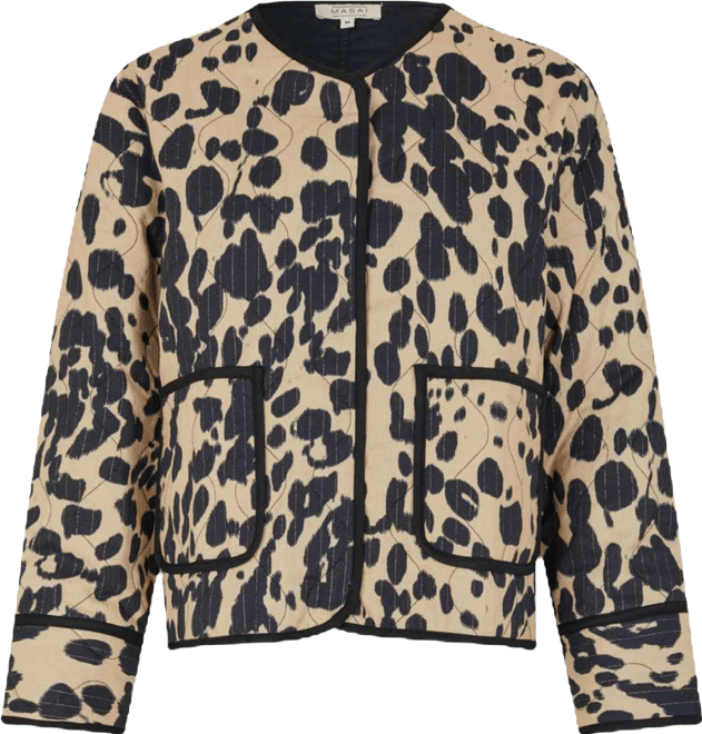 Women's Javira Long Sleeve Animal Print Jacket