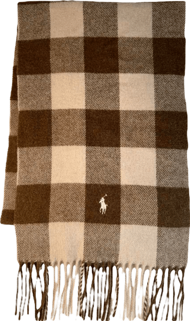 Men's Woolen Plaid Scarf
