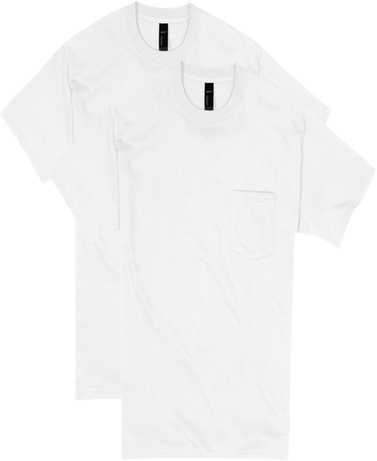 Beefy-t Unisex Pocket T-Shirt, 2-Pack