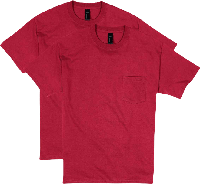 Beefy-t Unisex Pocket T-Shirt, 2-Pack