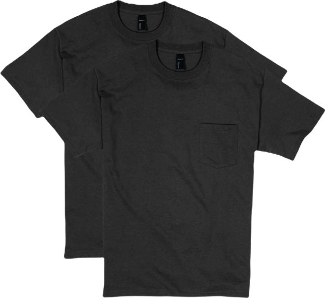 Beefy-t Unisex Pocket T-Shirt, 2-Pack