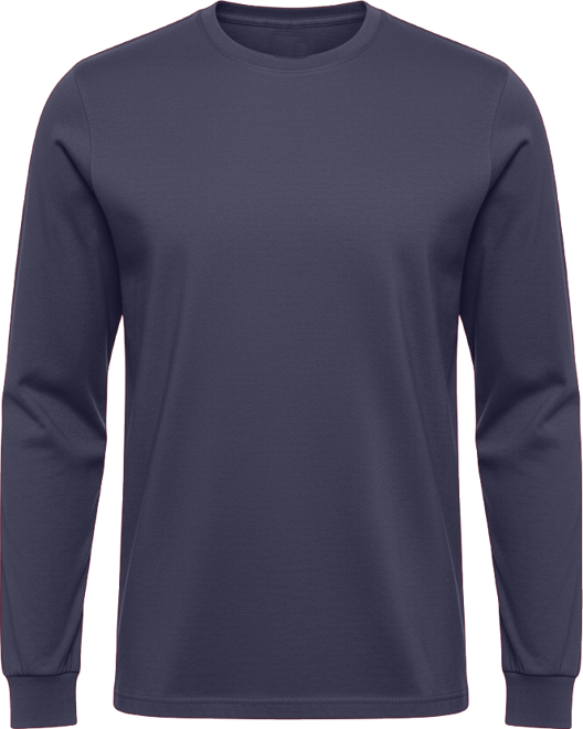 Unisex Garment Dyed Long Sleeve Cotton T-Shirt
