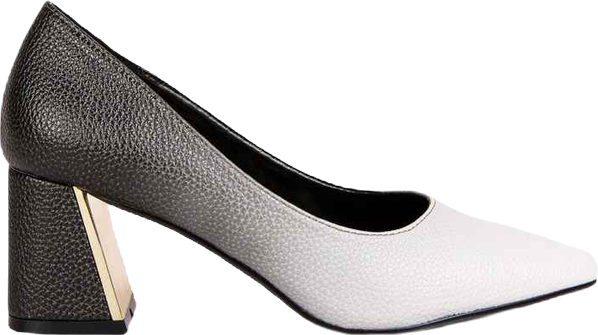 Women's Harlow metallic accent block heel pumps