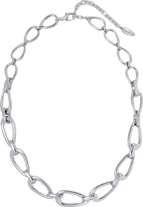 Large Link Collar Necklace, 18" + 3" extender, Macy's Exclusive