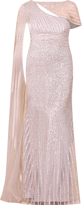 Women's One Shoulder Fitted Gown