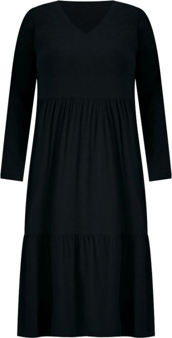 Women's Plus Size Nylah Tiered Knit Dress