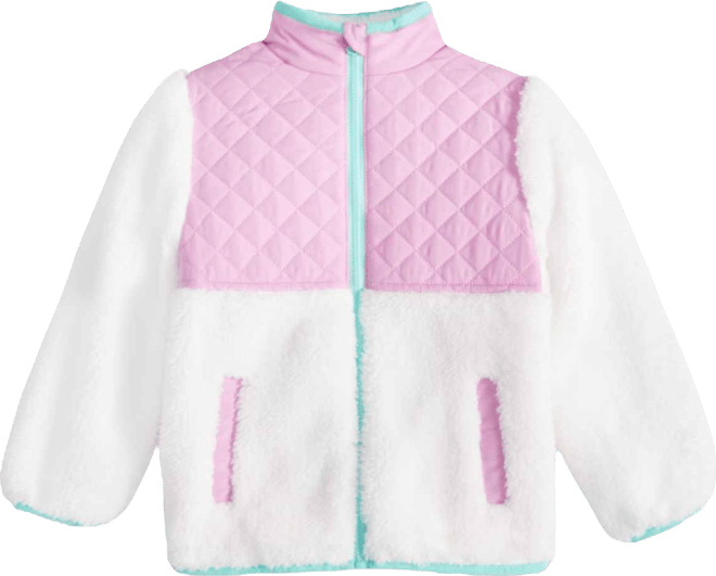 Girls Toddler 2T-4T Quilted Long-Sleeves Jacket, Macy's Exclusive