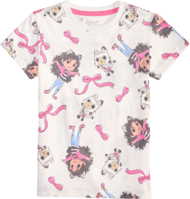Girls Toddler 2T-4T Short-Sleeve Gabby Printed T-Shirt, Macy's Exclusive