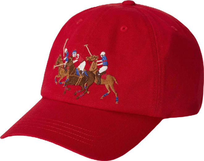 Boys 2-7 Triple-Pony Cotton Twill Ball Cap