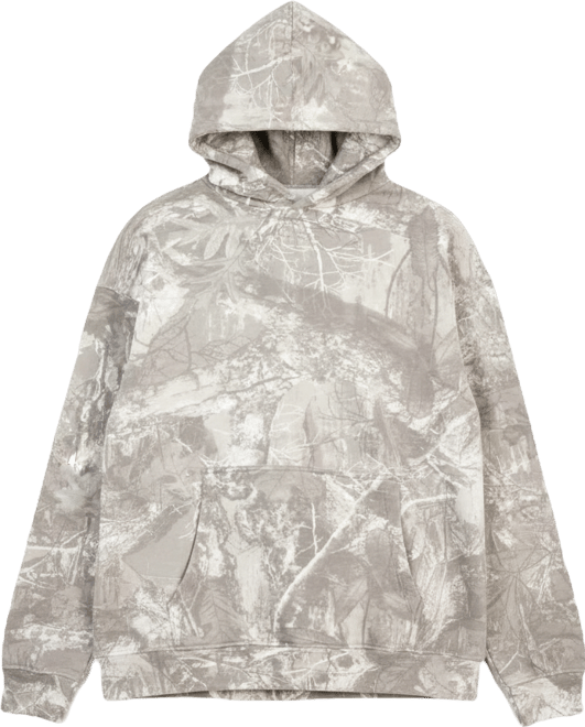 Men's Snowy Camo Leaf Hoodie