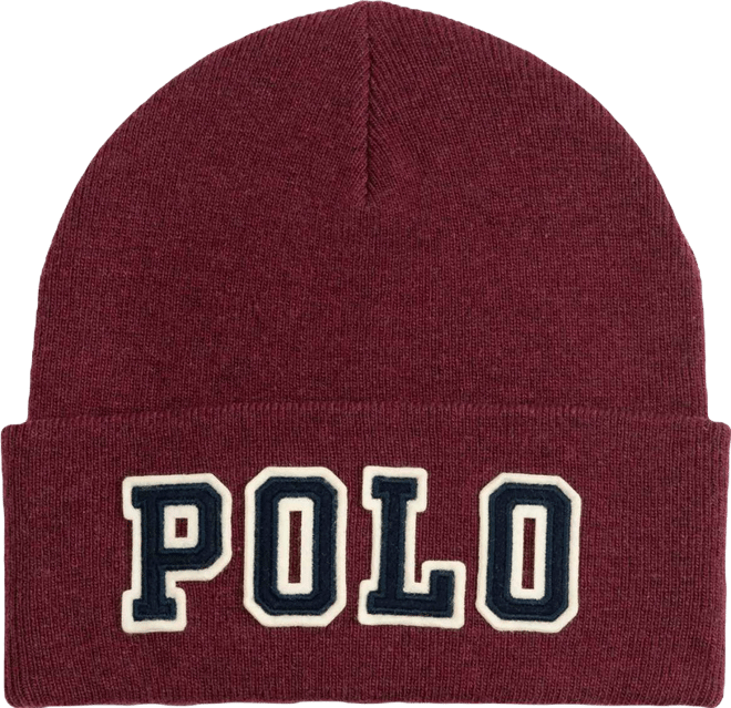 Men's Polo Patch Beanie Hat