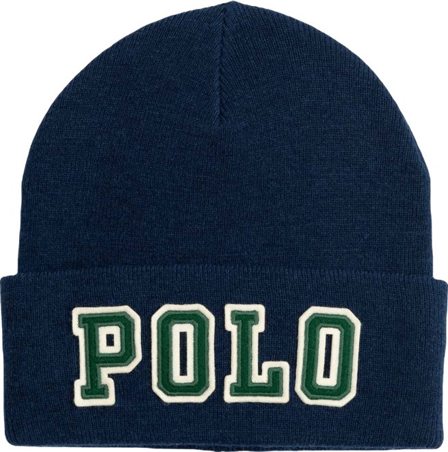 Men's Polo Patch Beanie Hat