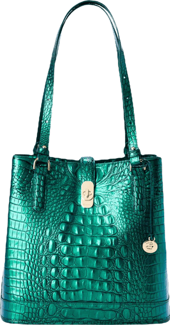 Fiora Melbourne Embossed Leather Shoulder Bag