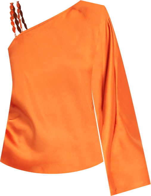 Women's Asymmetric Beaded-Strap Top, Exclusively at Macy's