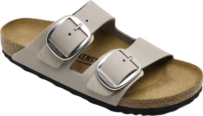 Women's Arizona Big Buckle Nubuck Leather Sandals from Finish Line