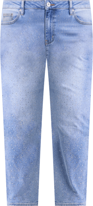 Plus Size Embellished Straight-Leg Jeans, Macy's Exclusive