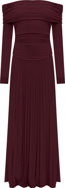 Women's Long-Sleeve Field of Dreams Maxi Dress