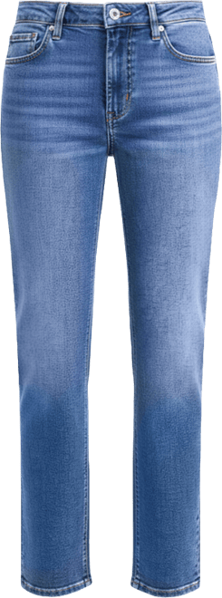 Women's Mid-Rise Bay Straight Jeans