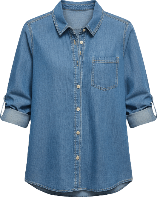 Denim Button Down Shirt