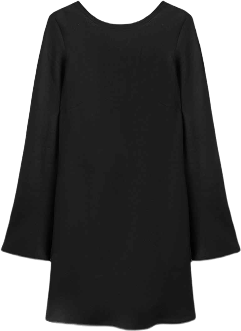 Women's Back Opening Linen Dress