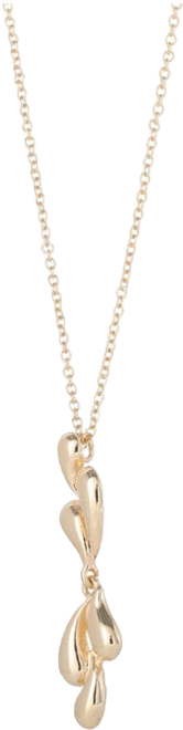 Sculptural Drop Pendant Necklace