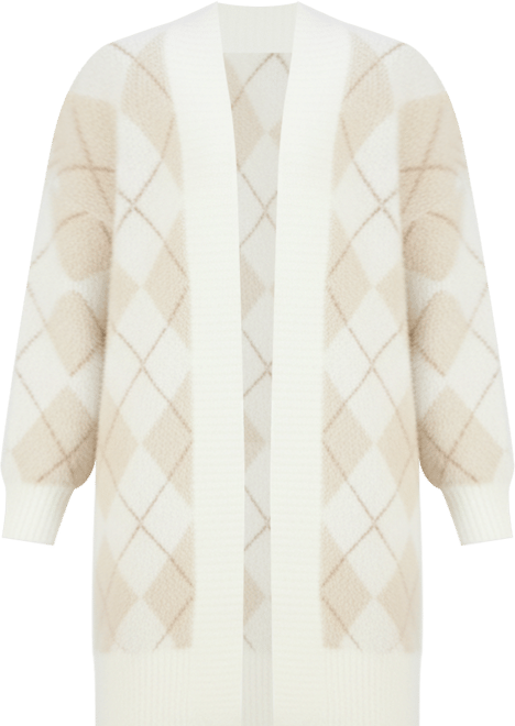 Juniors' Open-Front Eyelash Cardigan