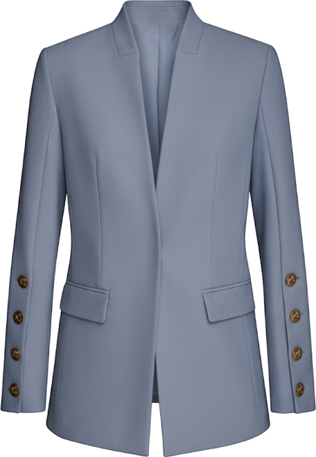 Women's Button Long Sleeve Blazer