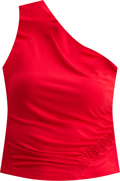 Women's Asymmetrical Ruched Top, Macy's Exclusive