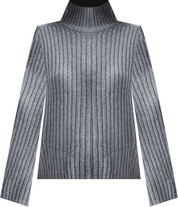 Women's Mock-Neck Ribbed Sweater, Macy's Exclusive