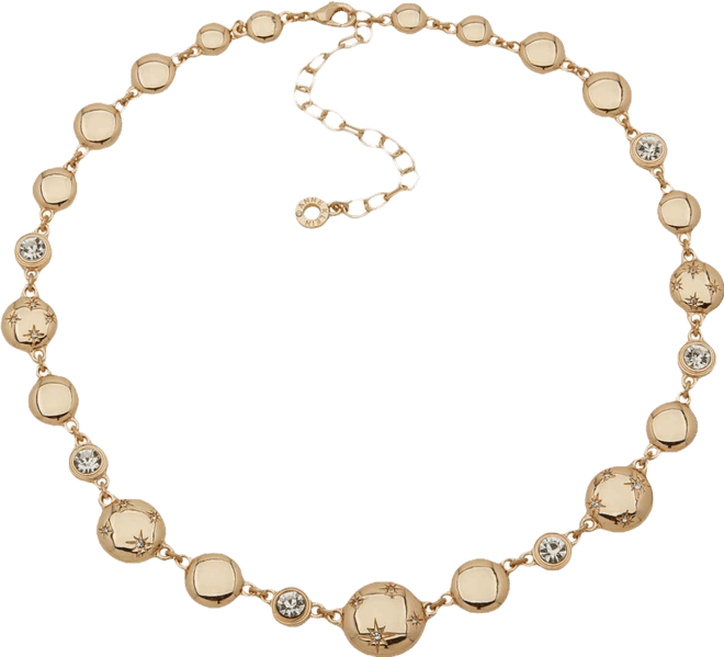 Glass Bezel Stone Crystal Star Necklace