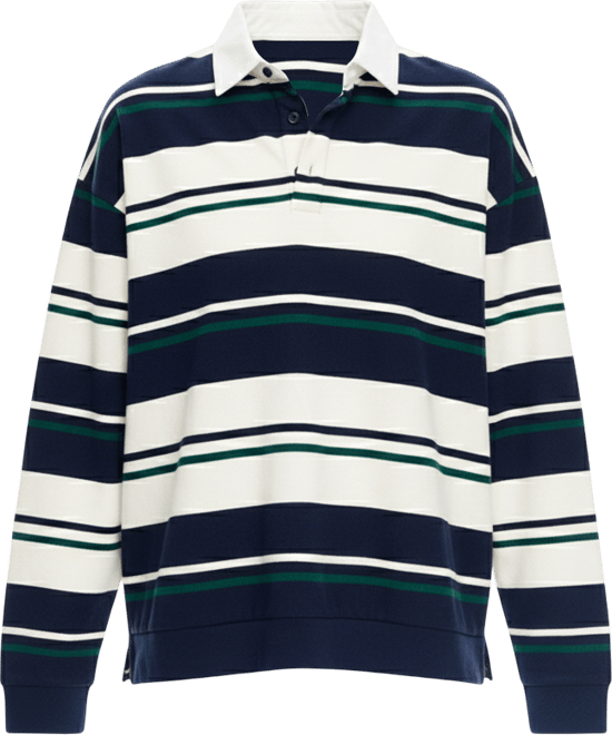 Women's Preppy Long-Sleeve Pull-On Top