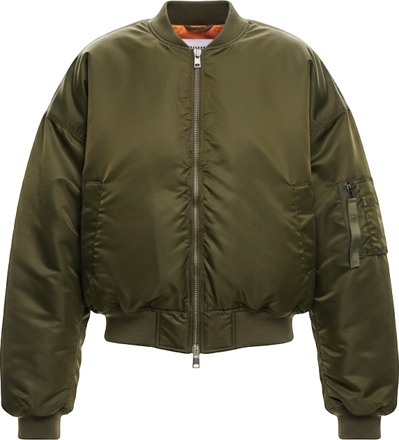 Women's Essential Zippered Bomber Jacket