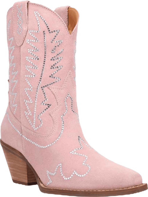 Women's Tiny Pony Suede Leather Bootie