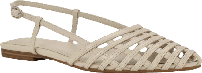 Women's Glessia Woven Pointed Toe Slingback Flats