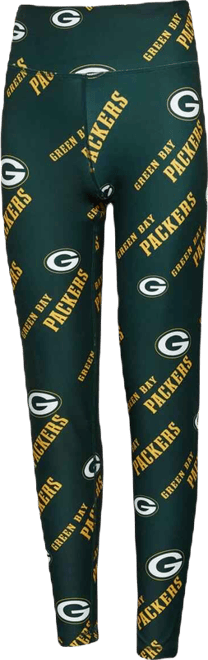 Women's Green Bay Packers Breakthrough Allover Print Knit Sleep Leggings