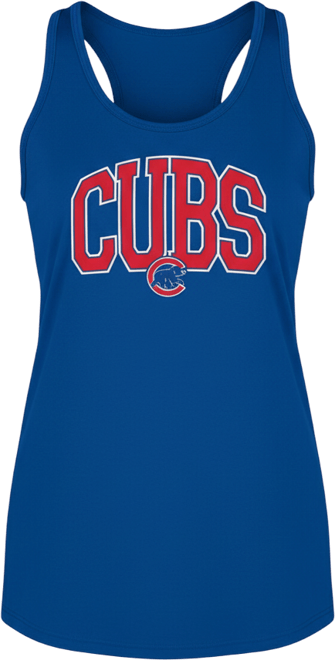 Women's Royal Chicago Cubs Marathon Racerback Tank Top
