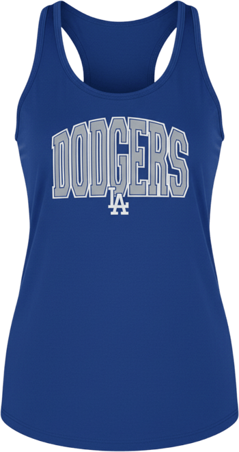 Women's Royal Los Angeles Dodgers Marathon Racerback Tank Top