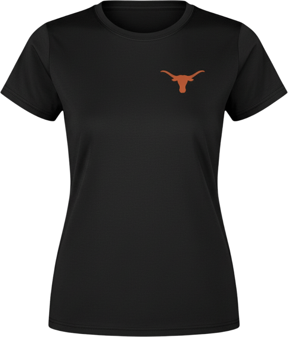 Women's Black Texas Longhorns Marathon Knit Top