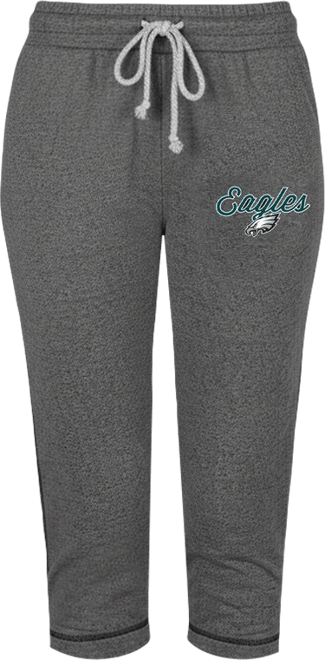 Women's Charcoal Philadelphia Eagles Quest Knit Capri Pants