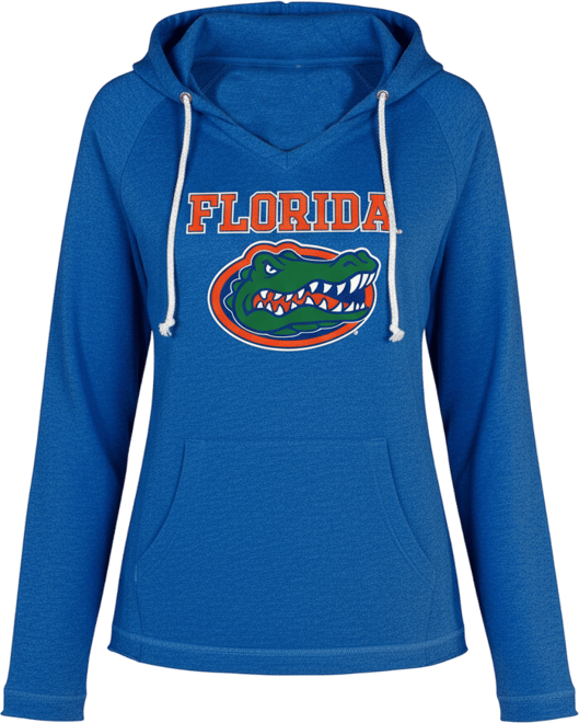 Women's Royal Florida Gators Mainstream Lightweight Terry Pullover Hoodie