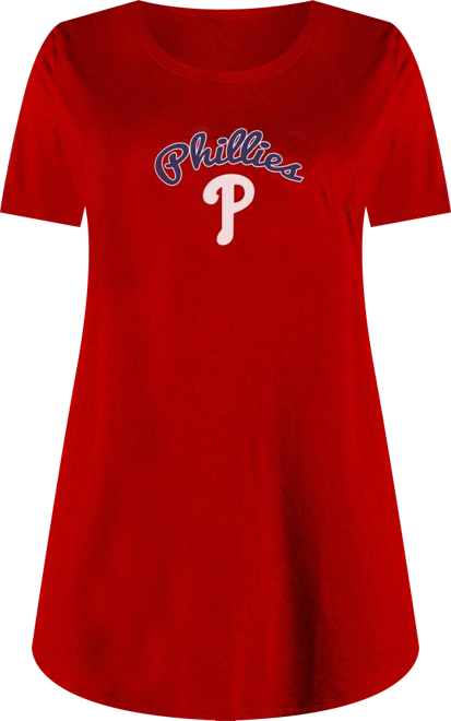 Women's Red Philadelphia Phillies Marathon Knit Nightshirt