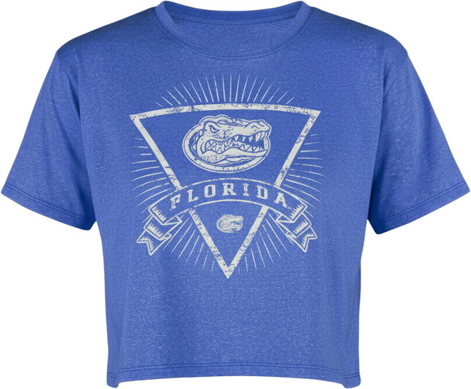 Women's Royal Florida Gators Quest Knit Crop Top