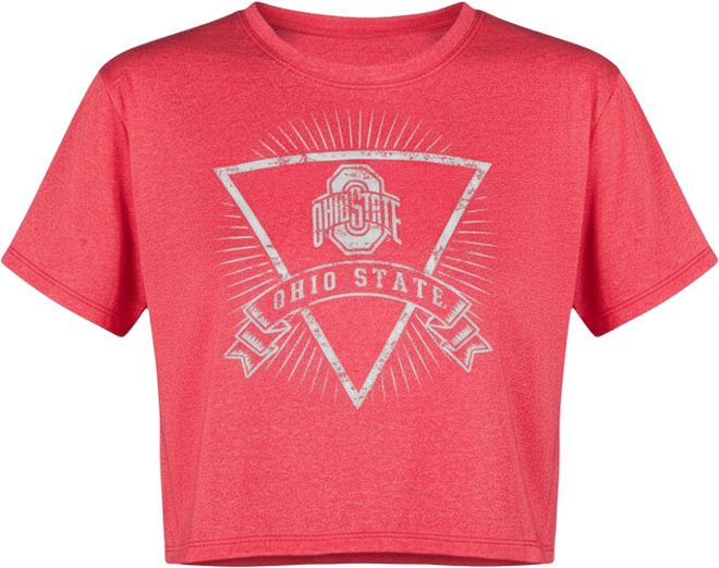 Women's Scarlet Ohio State Buckeyes Quest Knit Crop Top