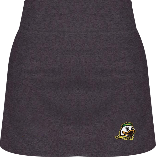 Women's Charcoal Oregon Ducks Centerline Knit Skort