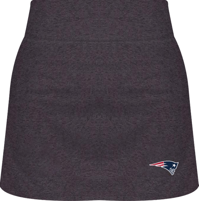 Women's Charcoal New England Patriots Centerline Knit Skort