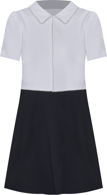 Women's Scuba Crepe Fit & Flare Dress