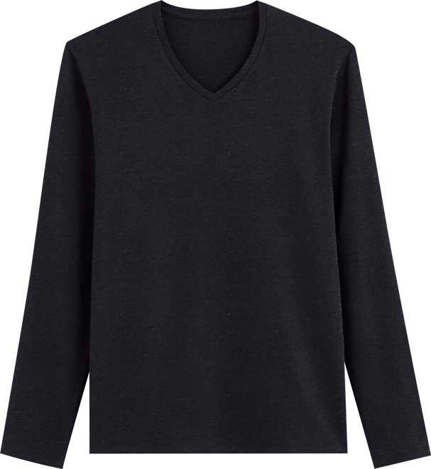 Men's V-Neck Long Sleeve Shirt