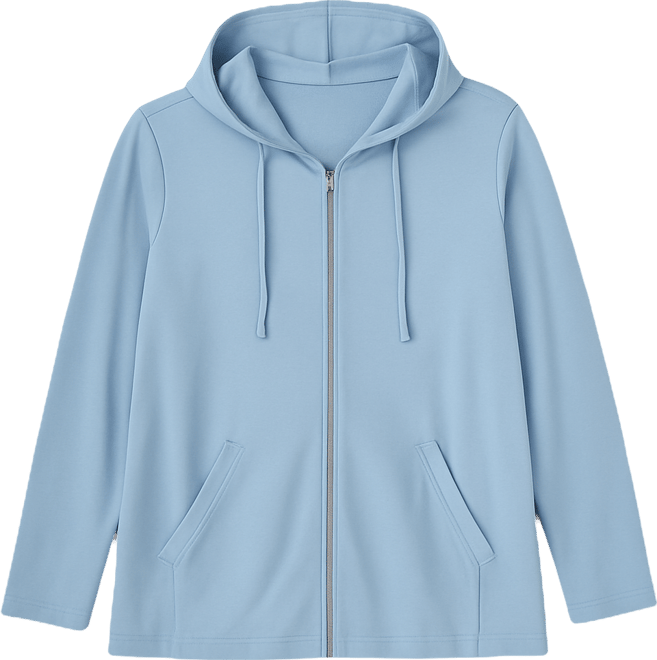 Plus Size Zip-Up Hooded Sweatshirt, Exclusively at Macy's