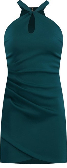 Women's Keyhole-Neck Bodycon Dress