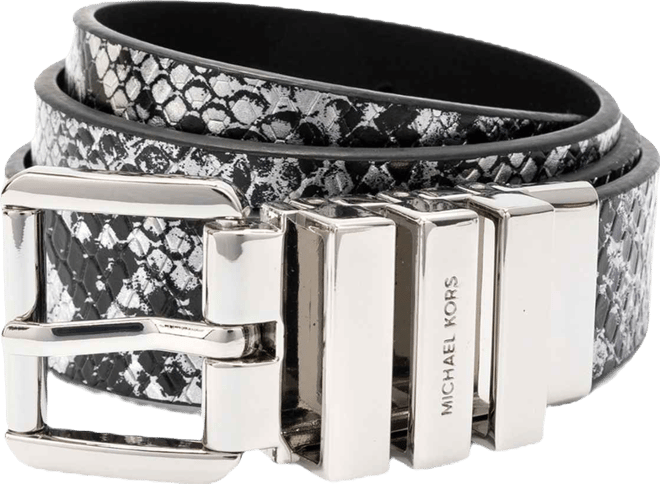 Women's Reversible Snake Pattern Belt